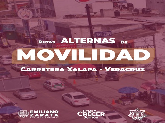 Aviso! Fue activado el cambio de sentido en la calle Principal de Las  Trancas y las rutas alternas para la movilidad hacia Xalapa y Veracruz -  Golpe Político