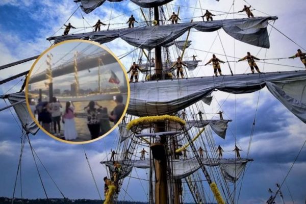 Llegan 172 cadetes del Buque Cuauhtémoc al puerto de Veracruz; 2 permanecen internados en Nueva York - Golpe Político