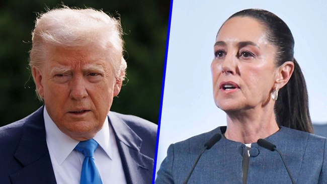 Trump manda recado a Sheinbaum: 'Está tan preocupada por los cárteles que no piensa con claridad' - Golpe Político